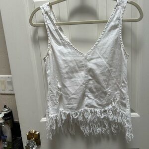 American Eagle Off-White Top